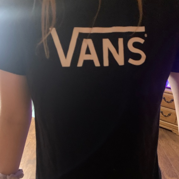 Plain black and white vans short sleeve T-Shirt - Picture 1 of 3